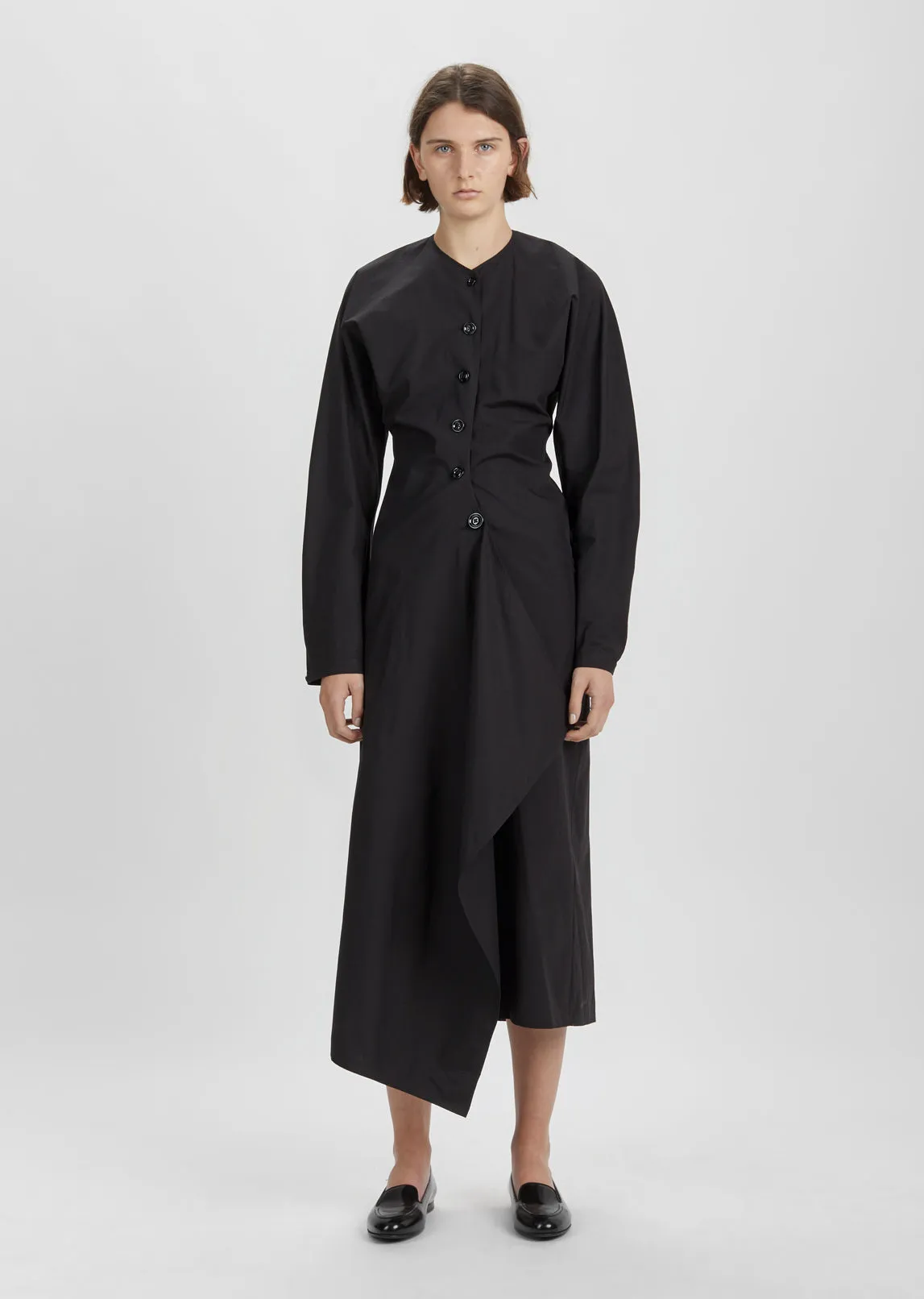 Cotton Handkerchief Shirt Dress