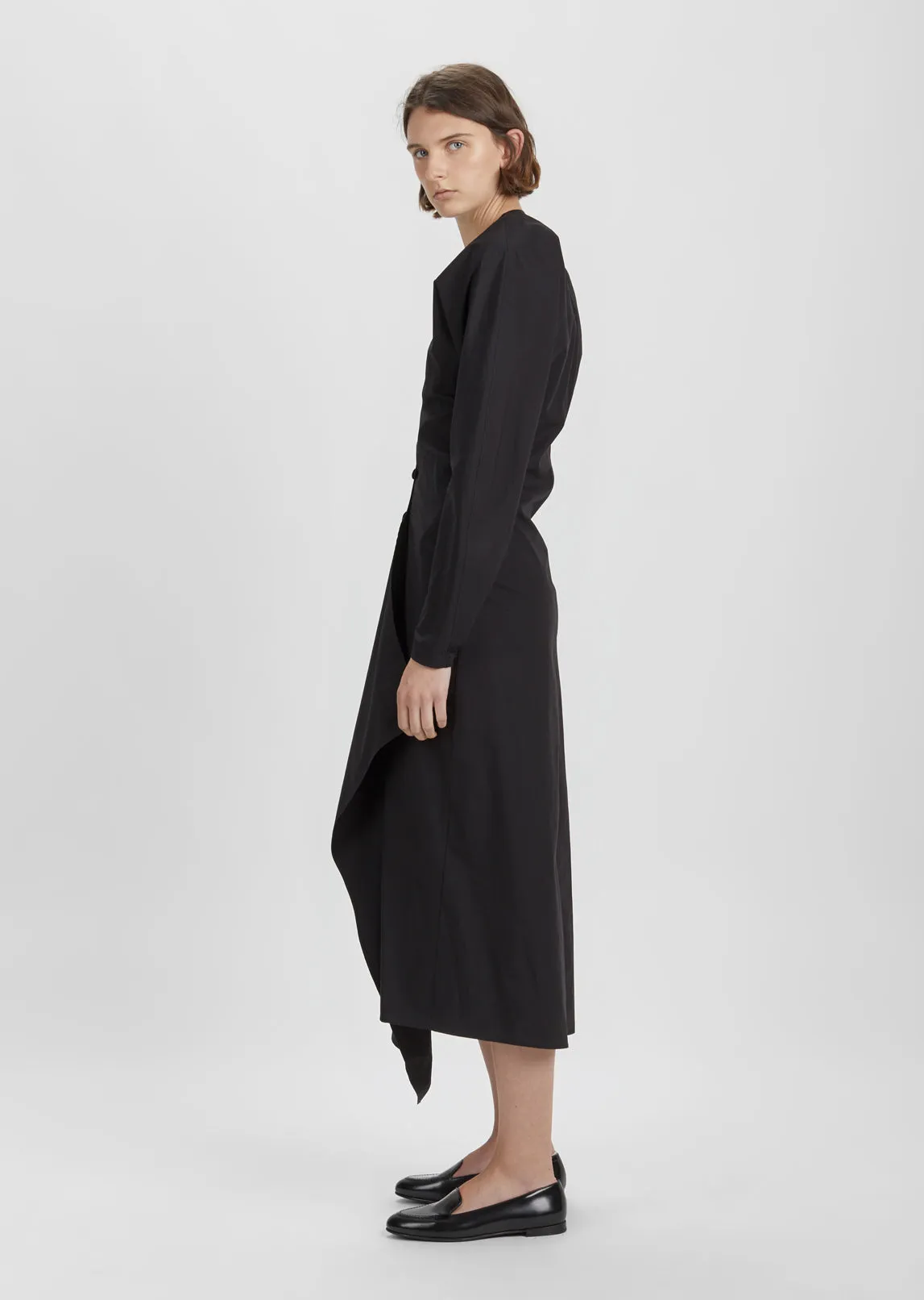 Cotton Handkerchief Shirt Dress