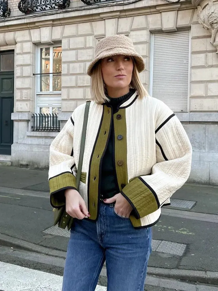 Fashion Elegant Thicken Long Sleeve Jackets