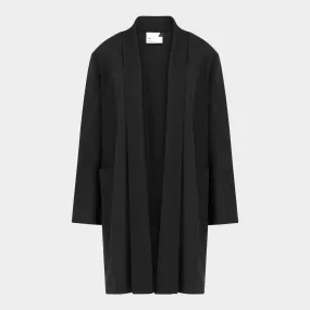 POINTY Cardigan Long - Pure Black